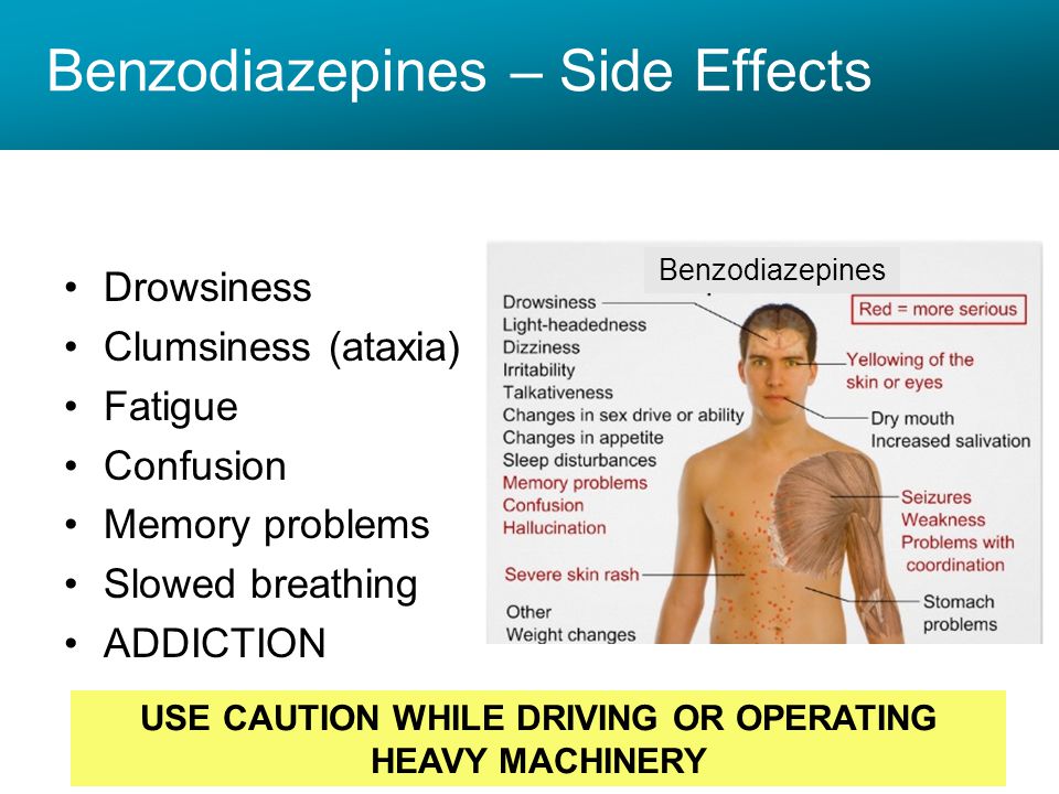 klonopin side effects long-term benzodiazepine